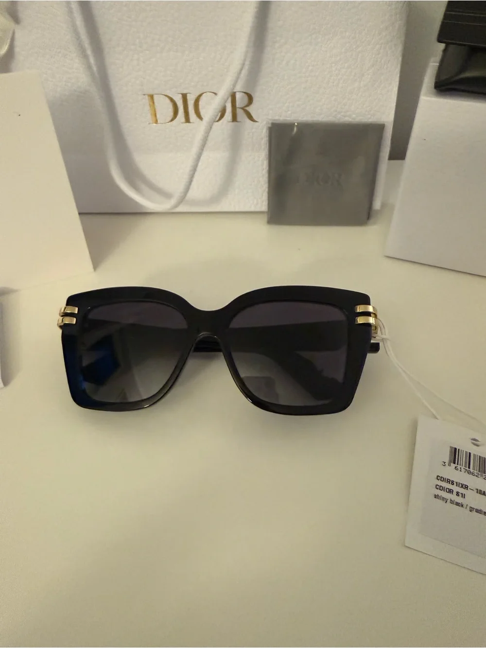 Dior CDior S1I Square Women's Black Sunglasses - 52mm - Brand New 2026 Season! 😎